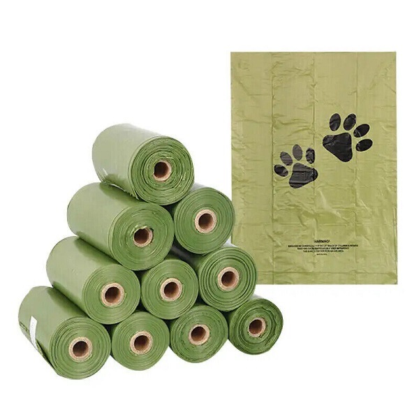 600 Dog Poo Bags Large Thick Dog Poop Tie Waste Doggy 2 Dispenser Scooper Bags